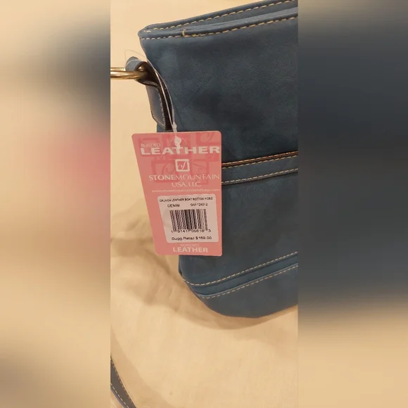 Stone Mountain Accessories Blue Crossbody Bag - Picture 2 of 8